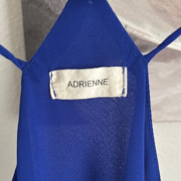 Blue Spaghetti Strap Layered Top - Picture 4 of 5